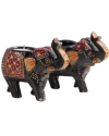Solid Wood Showpieces - Set of 2 Solid Wood Showpieces - Set of 2